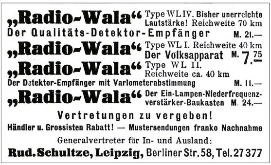 Radio Walla Leipzig Inserat