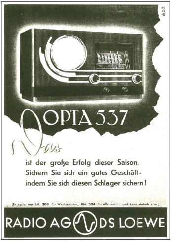 loewe optra 537 radio AG