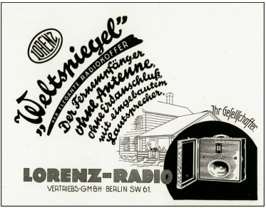 lorenz kofferradio die type erw 327 berlin