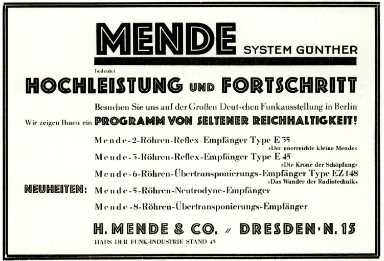 mende system guenther