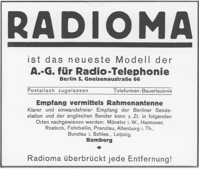 radiochronik zwanzigerjahre 122
