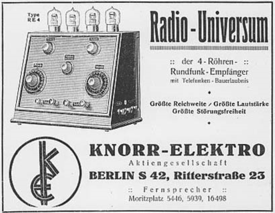 radiochronik zwanzigerjahre 126