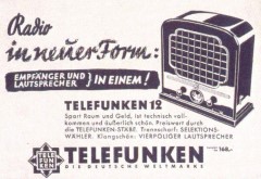 Telefunken Berlin 37 Radiotechnik