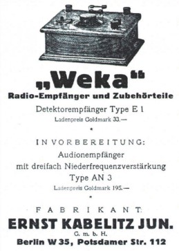 Weka 04 Radiotechnik