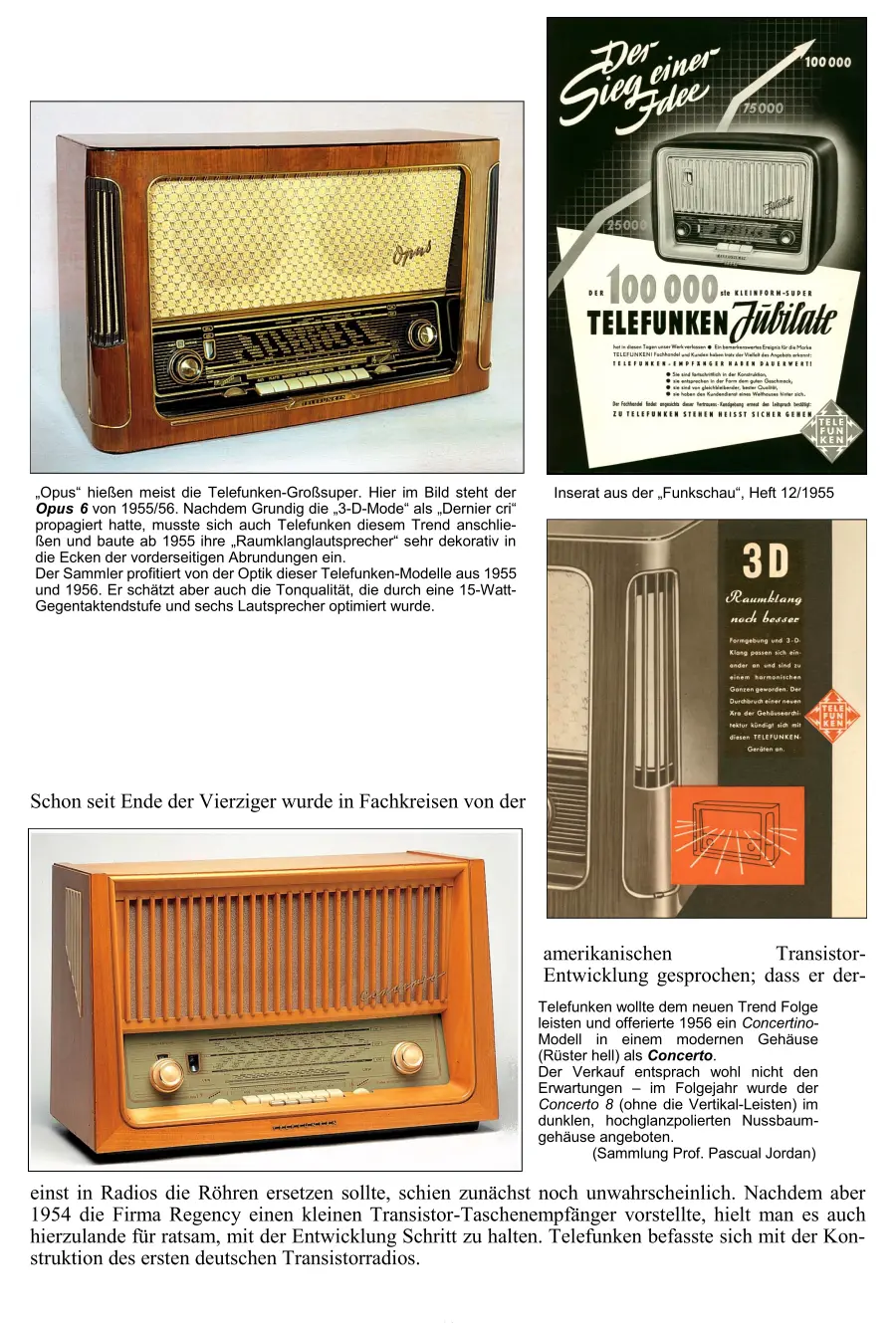 Telefunken Radiochronik Radiogeschichte Radiotechnik